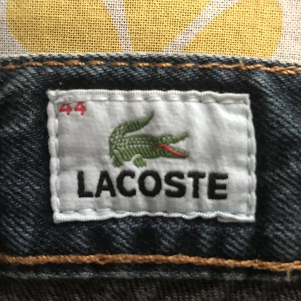 Authentic Lacoste Dark Blue Jeans Men’s - Picture 3 of 7